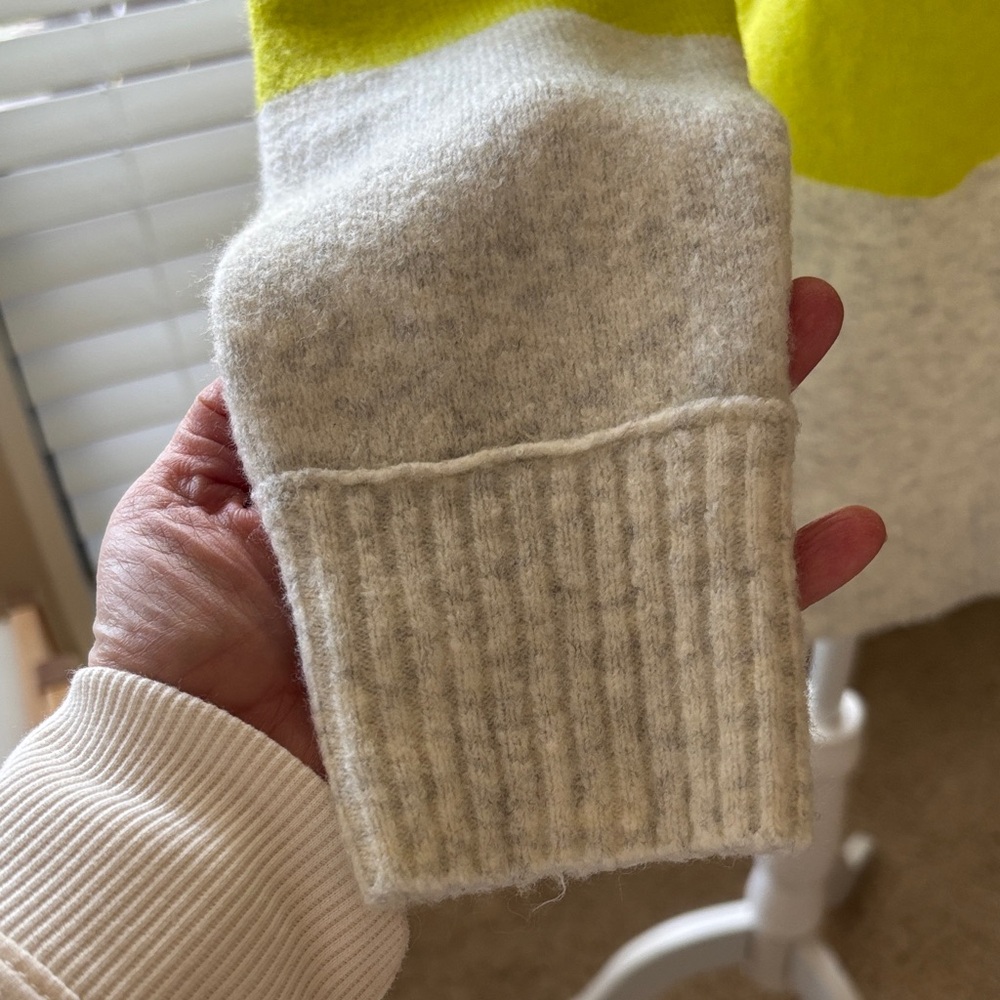 J.Crew Factory Colorblock Sweater – XS – Fall Preppy Knit - Picture 3 of 9